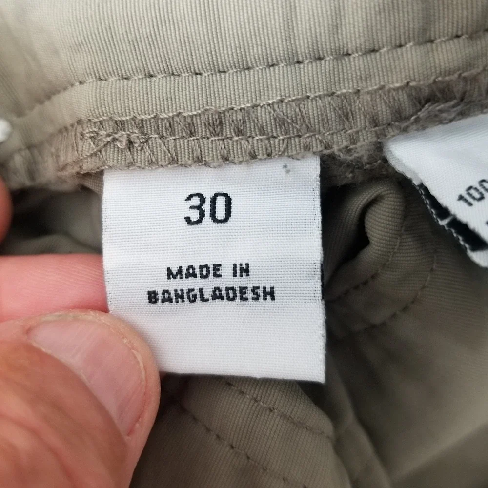World Wide Sportsman Shorts Men 30 Tan Cargo Fishing Performance Utility Khaki